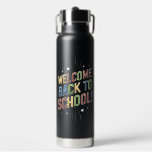Welkom terug naar school leraar eerste dag van de  waterfles<br><div class="desc">Welkom terug naar school leraar eerste dag van de school</div>