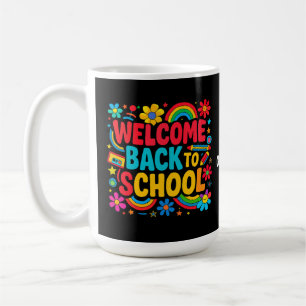 Welkom Terug naar School Leraar Kinder Waardering Koffiemok