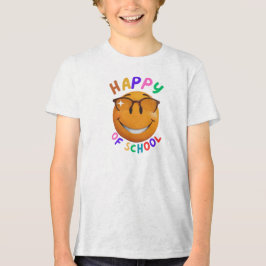 Welkom terug naar school – Leuke & Kleurrijke Scho Tri-Blend Shirt