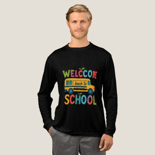 Welkom Terug naar School Long Sleeve Shirt (Voorkant)