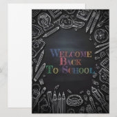 Welkom terug naar school – Nieuw schooljaar (Voorkant / Achterkant)