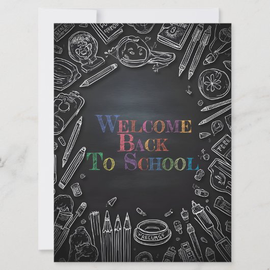 Welkom terug naar school – Nieuw schooljaar (Voorkant)