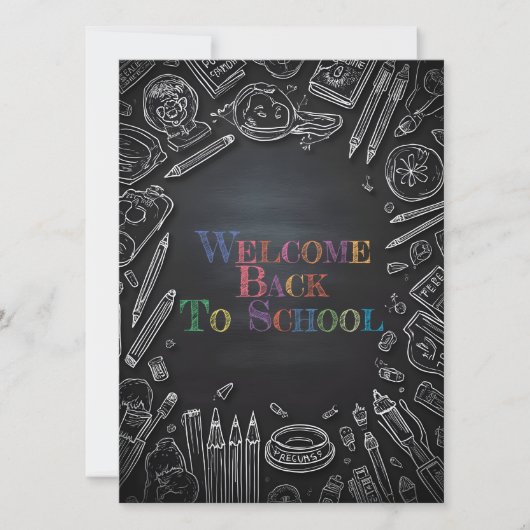 Welkom terug naar school – Nieuw schooljaar (Voorkant)