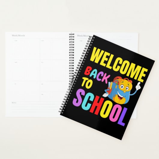 Welkom terug naar school planner (Display)