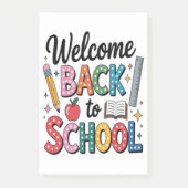 Welkom terug naar school post-it® notes (Voorkant)