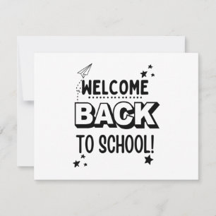 Welkom terug naar school! save the date