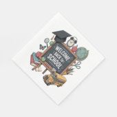 Welkom terug naar school servet (Hoek)