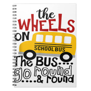 Welkom terug naar school Shirt bus Mannen Notitieboek