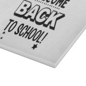 Welkom terug naar school! snijplank (Hoek)