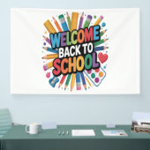 Welkom terug naar school spandoek (Beurs)