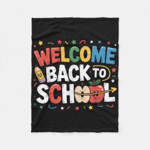 Welkom Terug naar School Teacher Appreciation Kind Fleece Deken