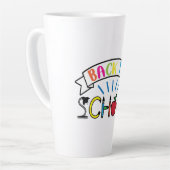Welkom Terug naar School Teacher Life Latte Mok (Linkerhoek)