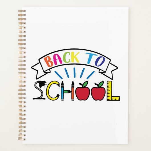 Welkom Terug naar School Teacher Life Planner (Voorkant)