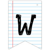 Welkom terug naar school vlaggetjes (Derde vlag)