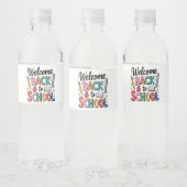 Welkom terug naar school waterfles etiket (Flessen)