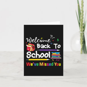 Welkom terug naar school. We hebben je school Cha  Kaart