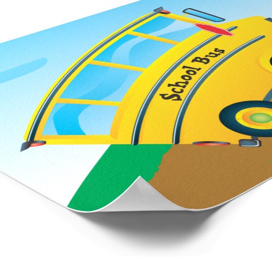 Welkom terug naar schoolbanner poster (Hoek)