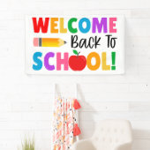 welkom terug naar schoolbanner spandoek (Insitu)