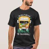 Welkom terug naar schoolbusstuurprogramma t-shirt (Voorkant)
