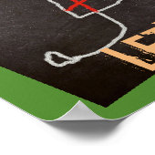 Welkom terug naar schoolleraar Naam toevoegen Poster (Hoek)