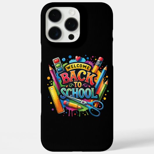Welkom terug op de eerste dag van de schoolleraar Case-Mate iPhone case (Achterkant)