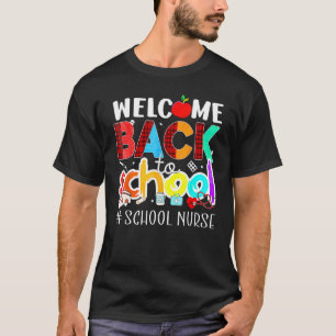 Welkom terug op de eerste schooldag t-shirt
