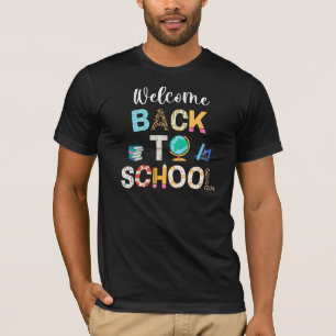 Welkom terug op de eerste schooldag van de leerkra t-shirt