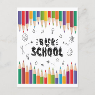 Welkom terug op het Shirt van de school, eerste sc Briefkaart