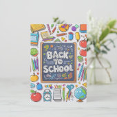 Welkom terug op school! (Staand voorkant)