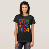 Welkom terug op school 2024 t-shirt (Voorkant volledig)