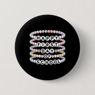Welkom Terug Op School Armbanden Eerste Dag Van Sc Ronde Button 5,7 Cm