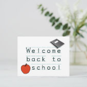 Welkom terug op school briefkaart (Staand voorkant)