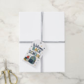 Welkom terug op school cadeaulabel (Met Touw)