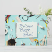 Welkom terug op school – Creatief Notitieboek (Staand voorkant)