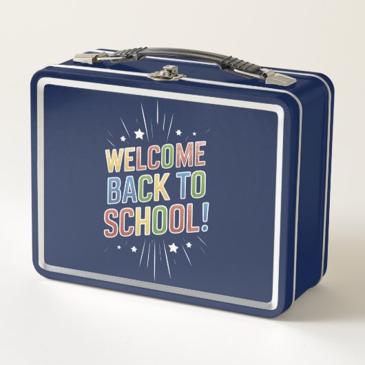 Welkom Terug Op School Docent Eerste Dag Van Schoo (Voorkant)