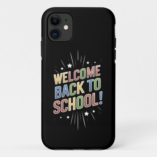 Welkom Terug Op School Docent Eerste Dag Van Schoo Case-Mate iPhone Case (Achterkant)
