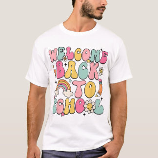 Welkom Terug Op School Docent Waardering Jongens T-shirt