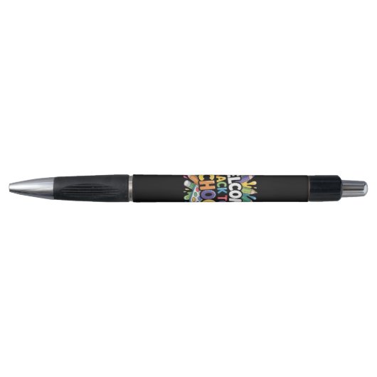 Welkom terug op school eerste schooldag leraar pen (Voorkant)