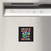 Welkom terug op school eerste schooldag magneet (Insitu (Vaatwasser))
