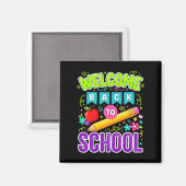 Welkom terug op school eerste schooldag magneet (Voorkant / Achterkant)
