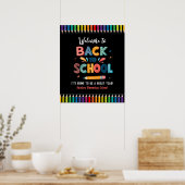 Welkom terug op school, Eerste schooldag Poster (Keuken)