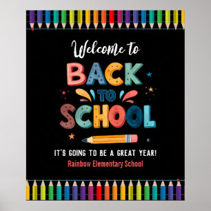 Welkom terug op school, Eerste schooldag Poster