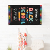 Welkom terug op school, Eerste schooldag Spandoek (Insitu)