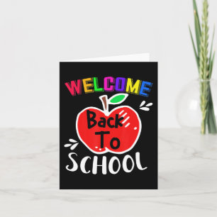 Welkom terug op school Fun Teachers Studenten Gift Kaart