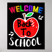 Welkom terug op school Fun Teachers Studenten Gift Poster (Voorkant)