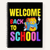 Welkom terug op school grappige scholier liefdesca notitieboek (Voorkant)
