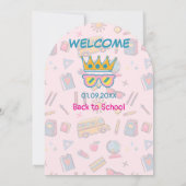 Welkom terug op school Groep 4 Kaart (Achterkant)