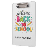 Welkom terug op school klembord (Links)