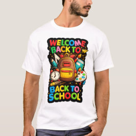 Welkom terug op school – Kleurrijke klas & studie T-shirt