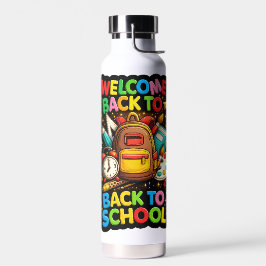 Welkom terug op school – Kleurrijke klaslokalen & Waterfles